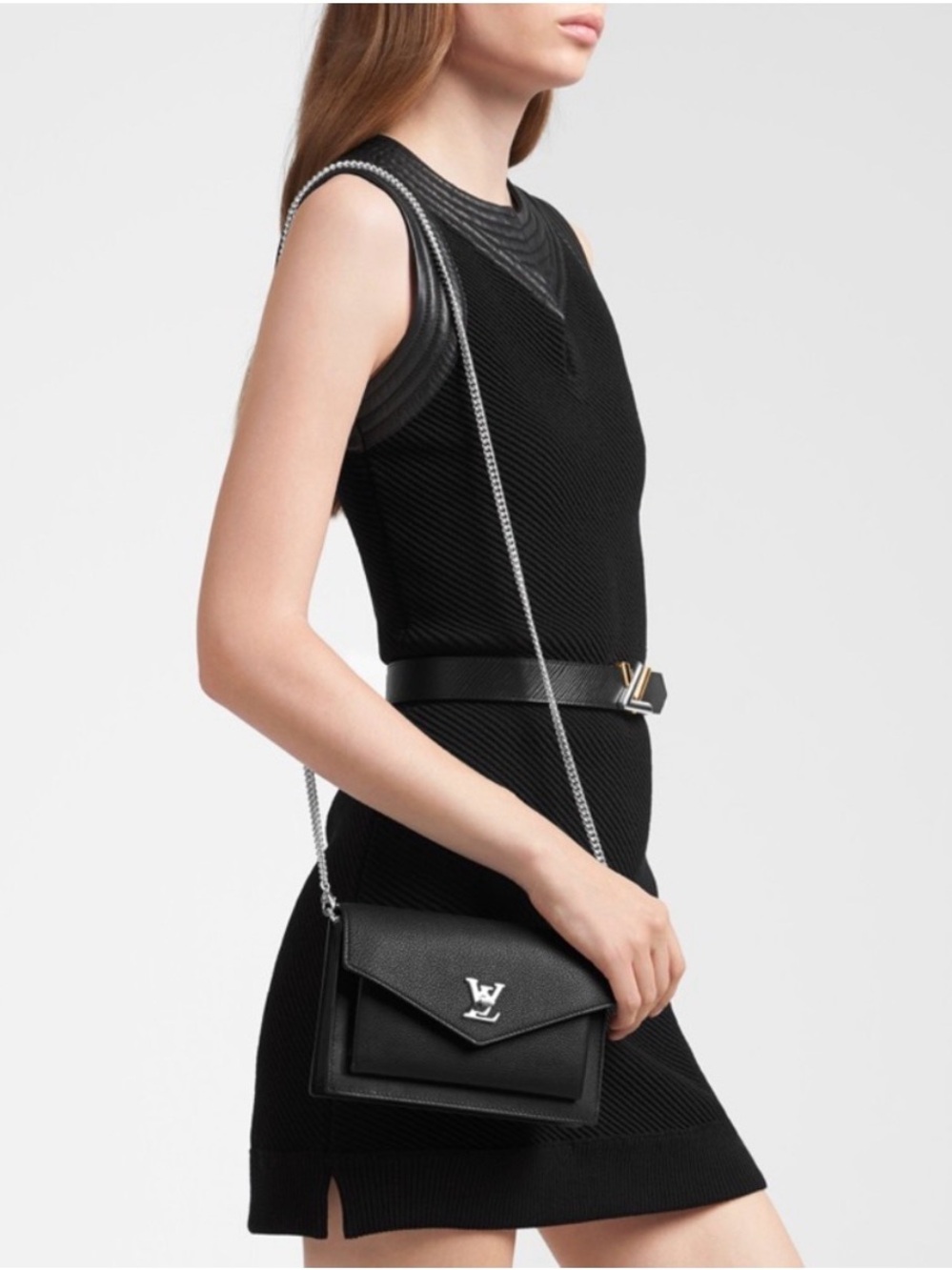 Louis Vuitton Lock Me Chain Pochette Crossbody